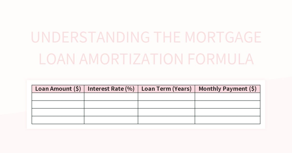 Free Loan Amortization Formula Templates For Google Sheets And 