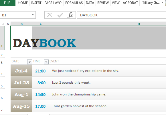 Free Logbook Excel Template Free Logbook Excel Template