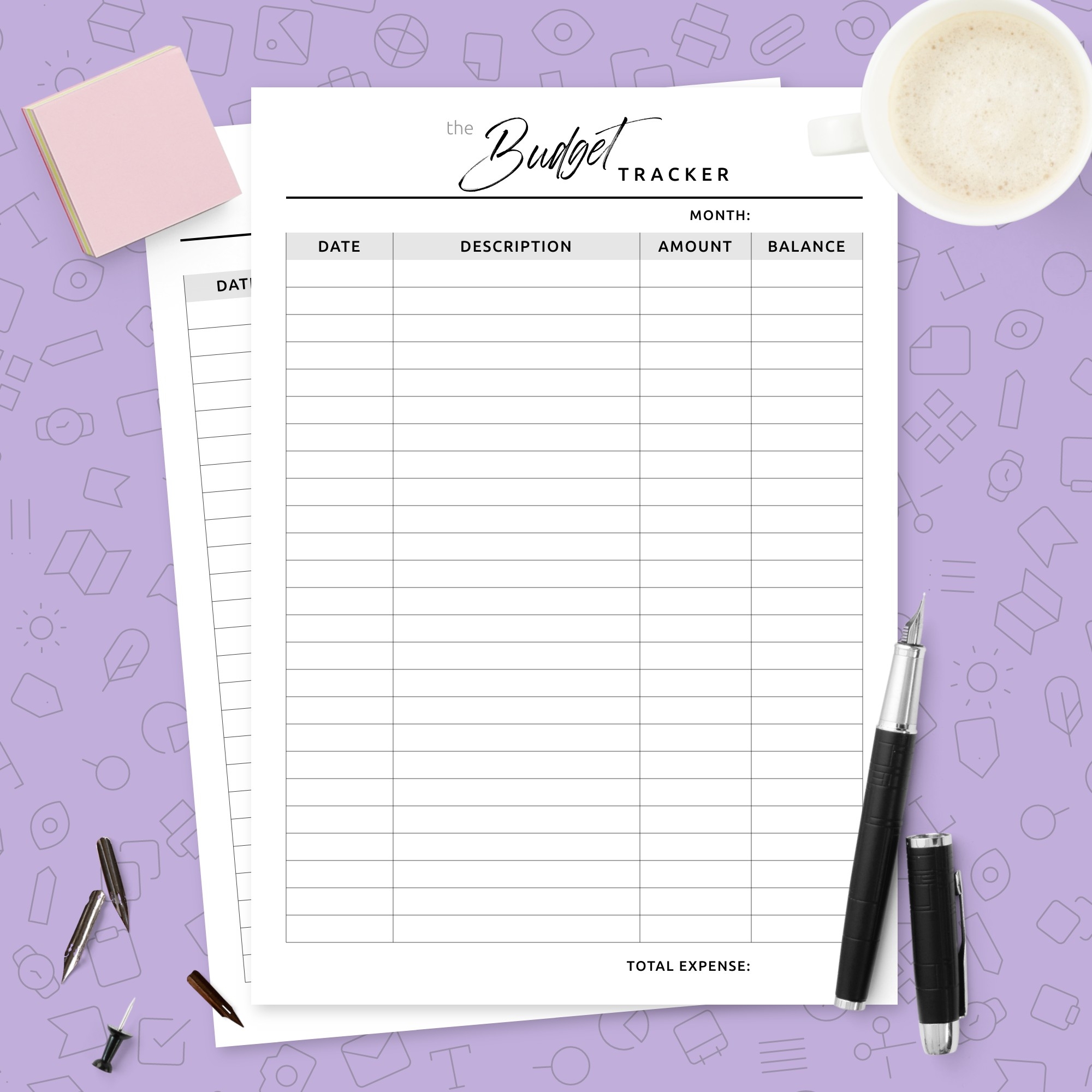 Free Monthly Expense Tracker Printable Printable Temp Vrogue co