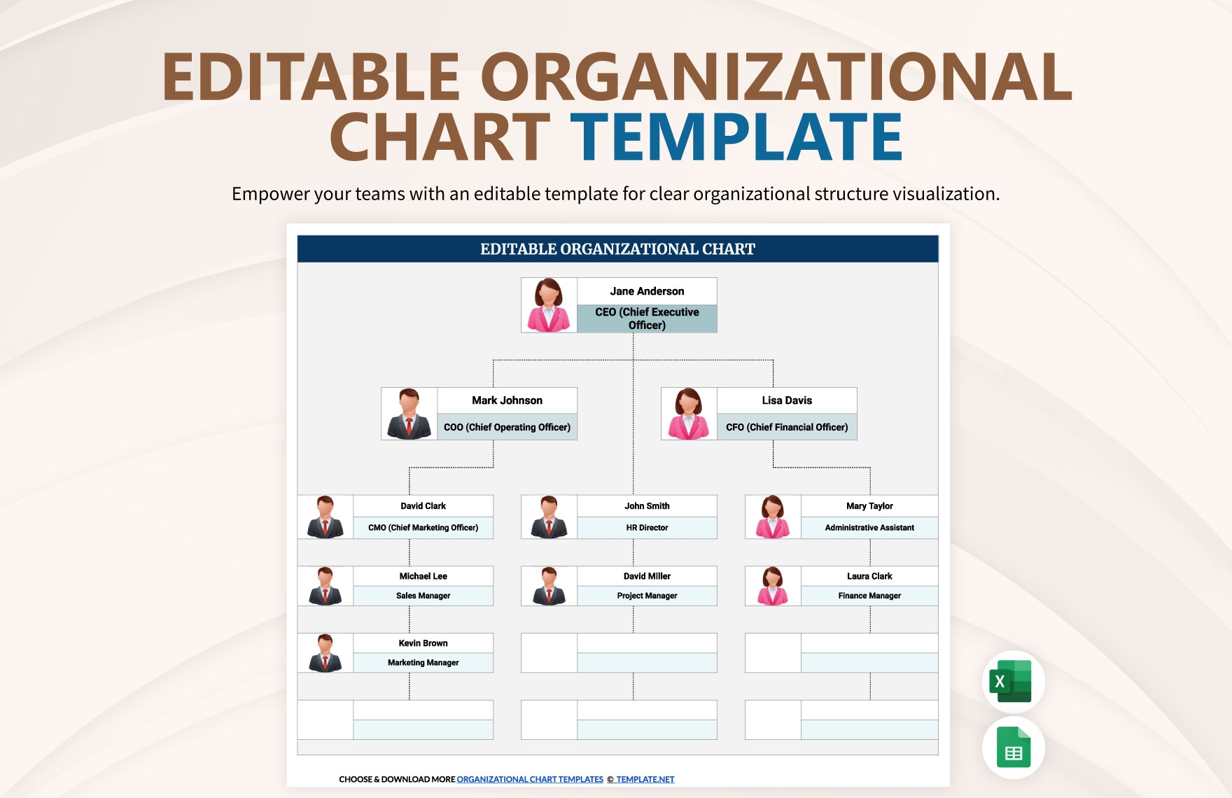 FREE Organizational Chart In Excel Templates Download In Word Google 