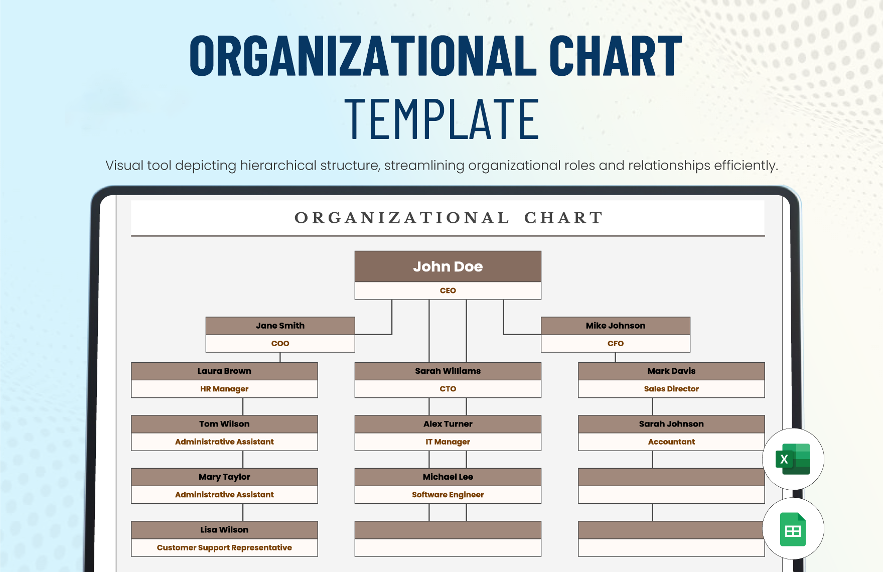 Free Organizational Chart Template In Lucidchart To Download Template