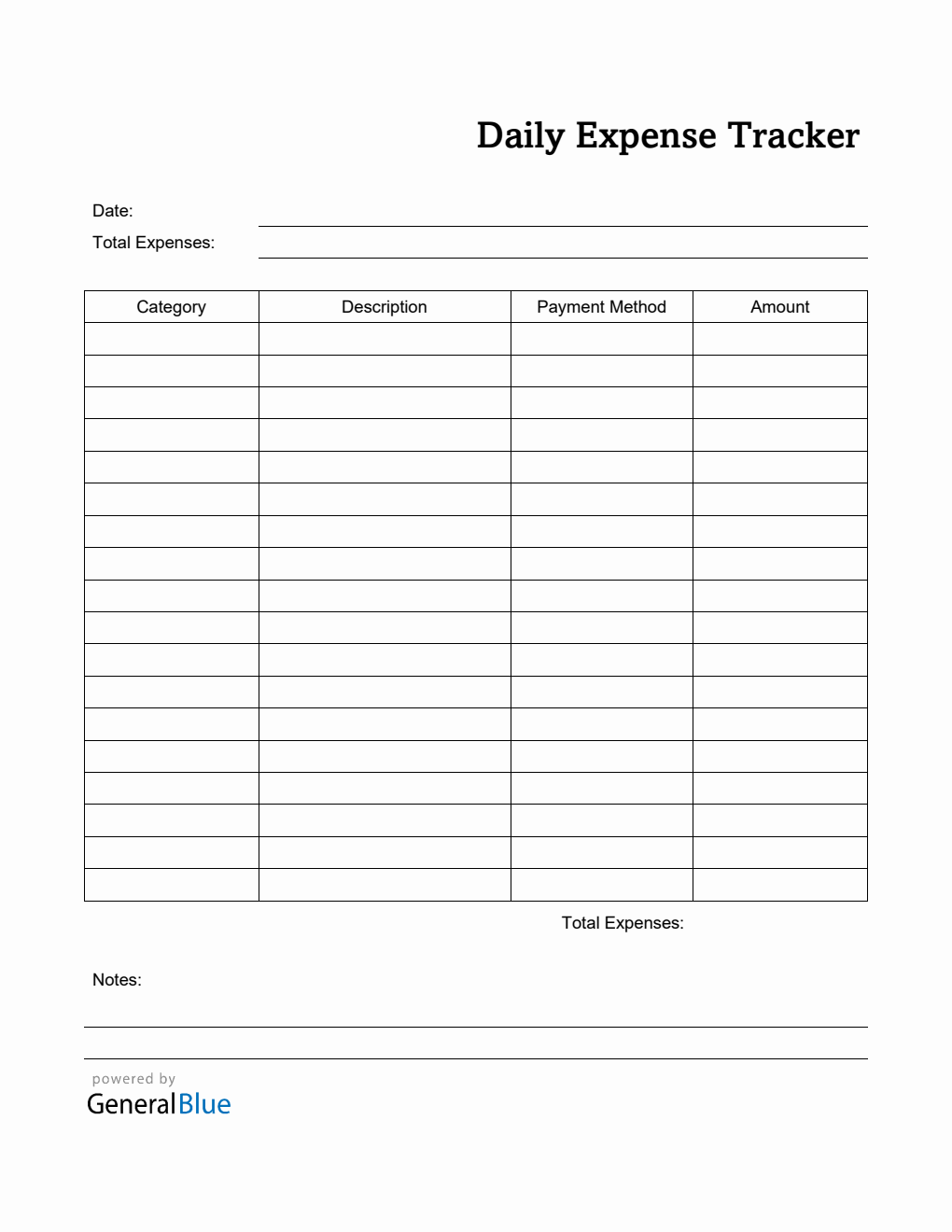 Free Printable Daily Budget Planner Download Free Printable Daily 