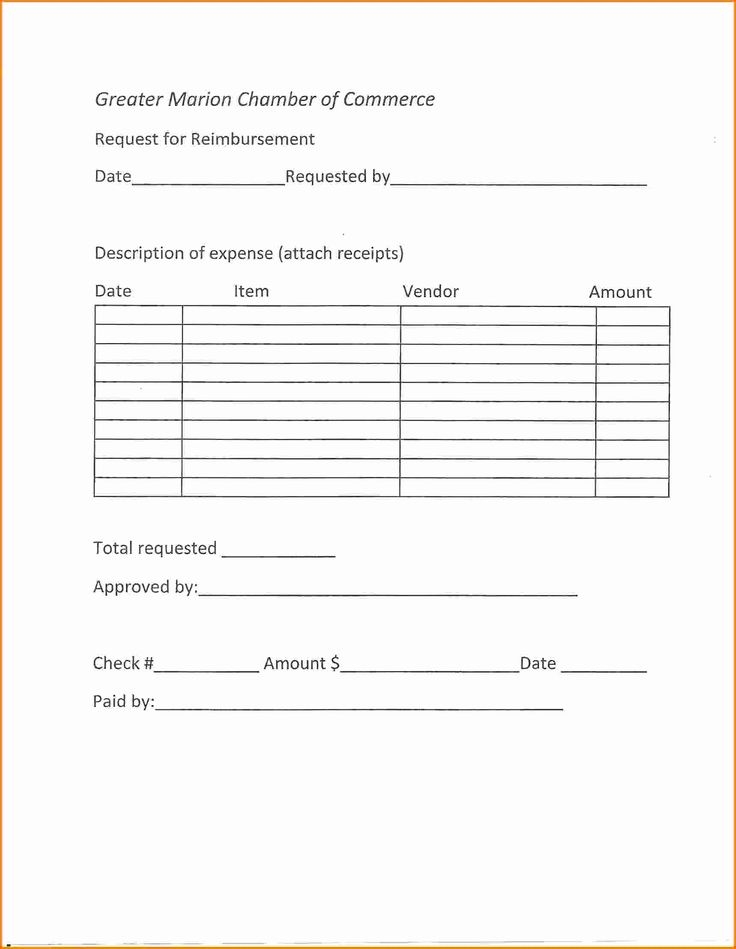 Free Printable Expense Reimbursement Forms Printable Forms Free Online