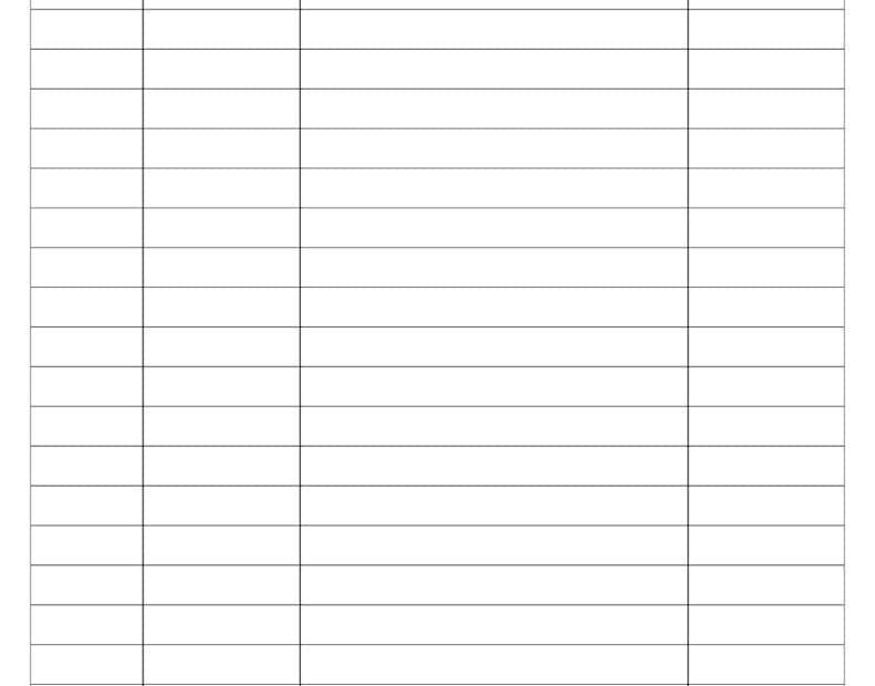 Free Printable Expense Sheet Template Template Samples