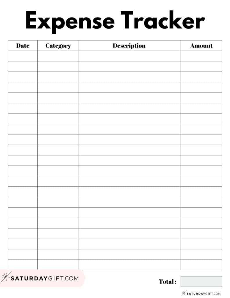 Free Printable Expense Sheet Template Template Samples