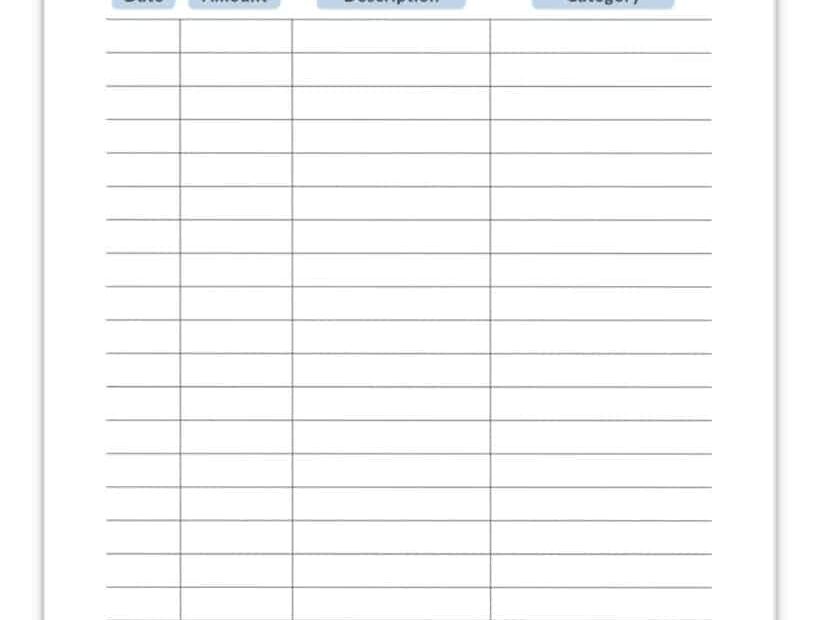 FREE Printable Expense Tracker Monthly Budget Trackers Love Our