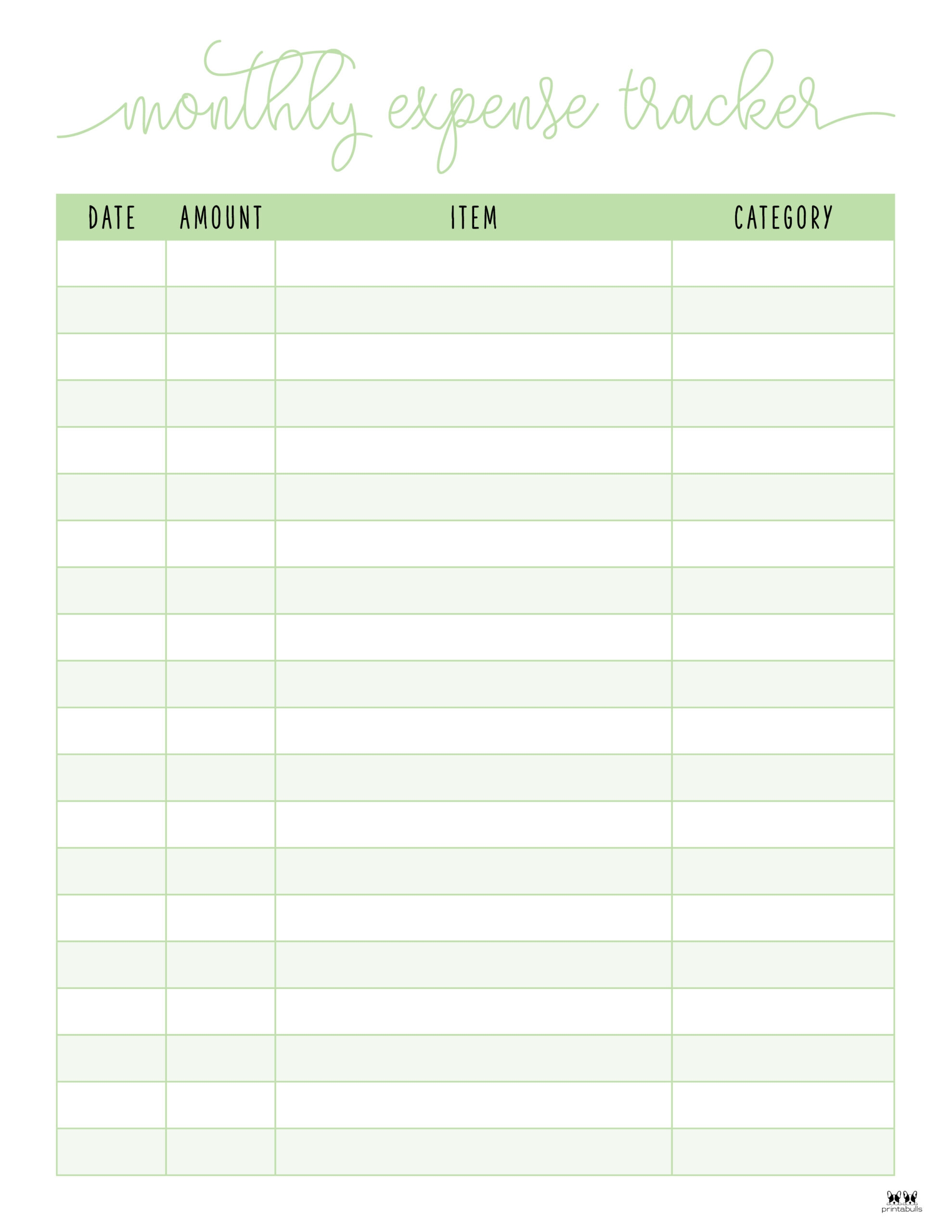Free Printable Expense Tracker Word Geeksisse