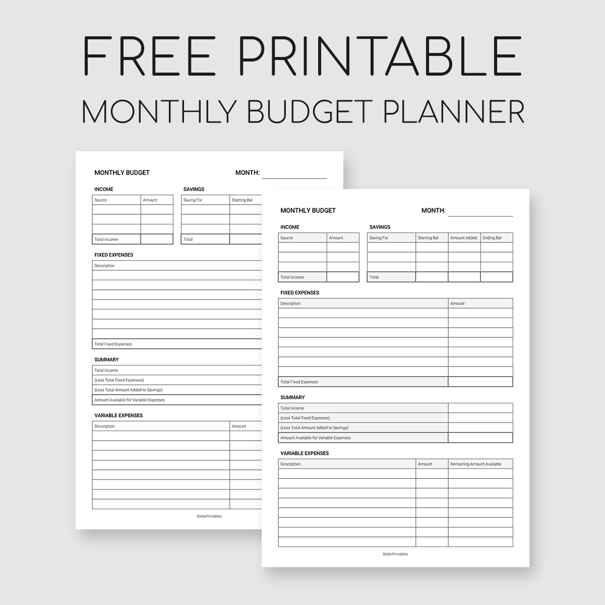 Free Printable Monthly Expenses Worksheet FREE Printable A Z