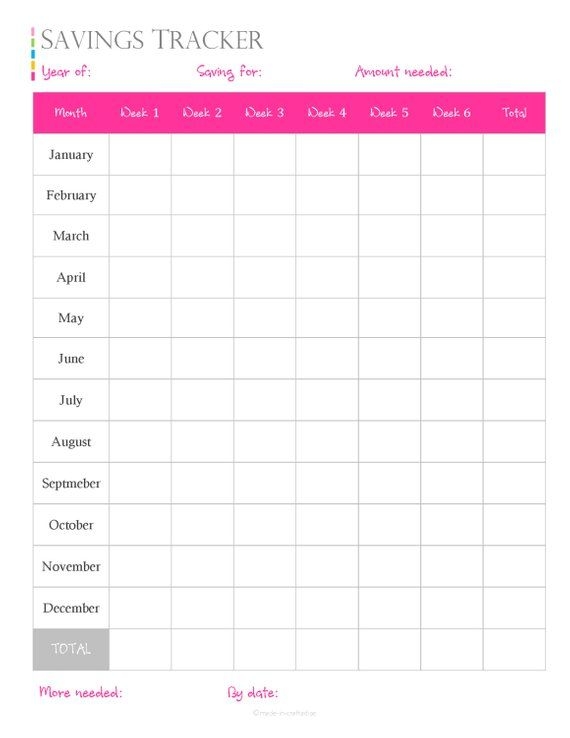 Free Printables Expenses Trackers For Kids Tolfrain