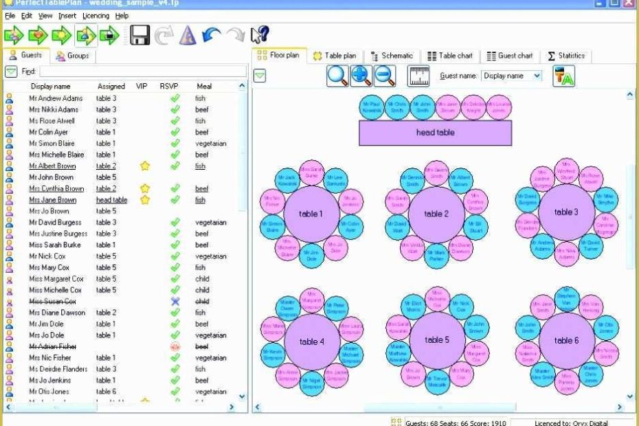 Free Wedding Seating Chart Template Excel Of 10 Seating Chart Excel