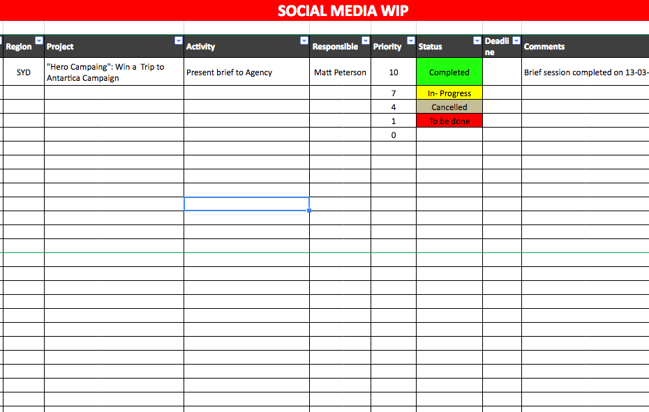 Free Wip Report Template Excel Printable Brochure Template