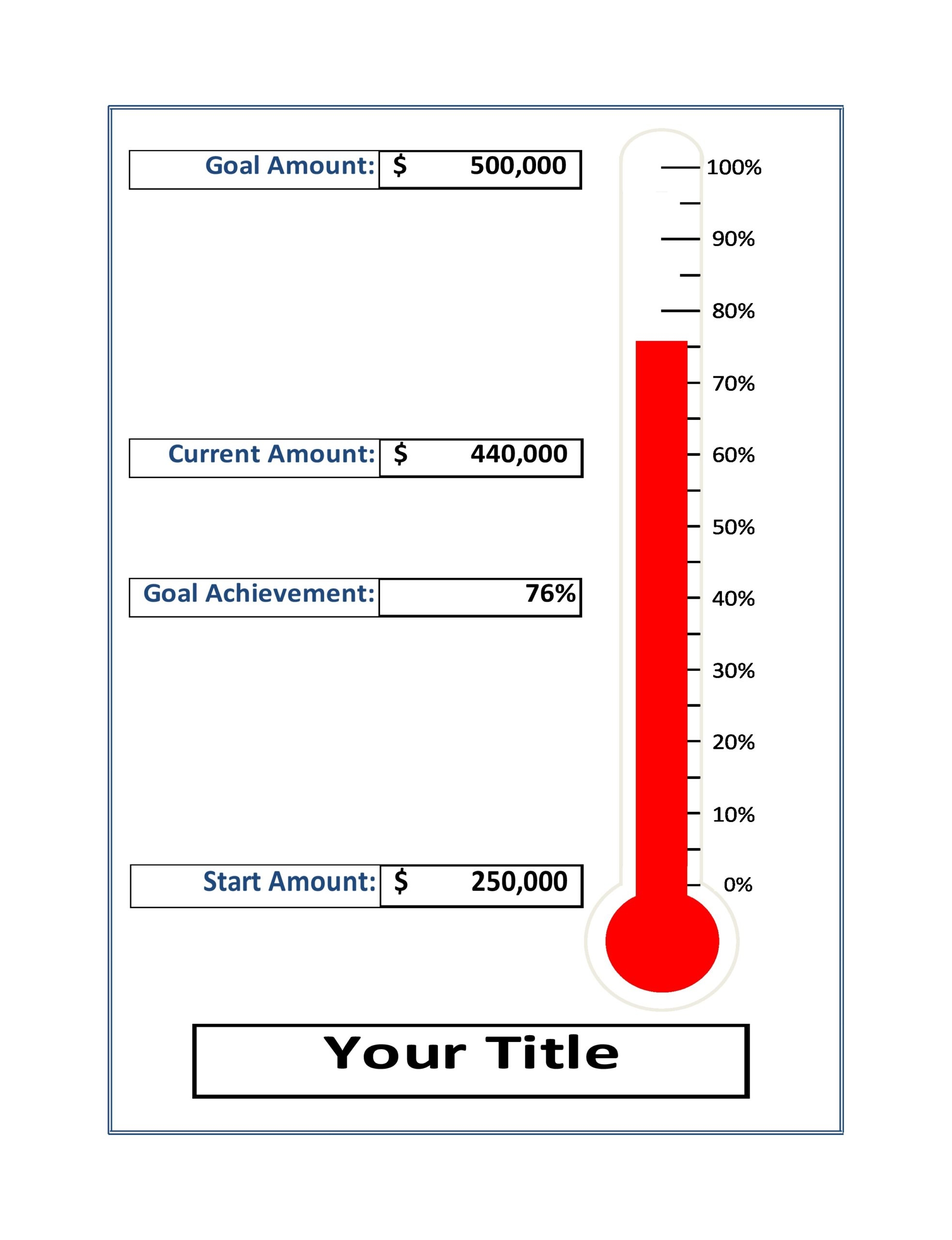 Goal Setting Template Excel
