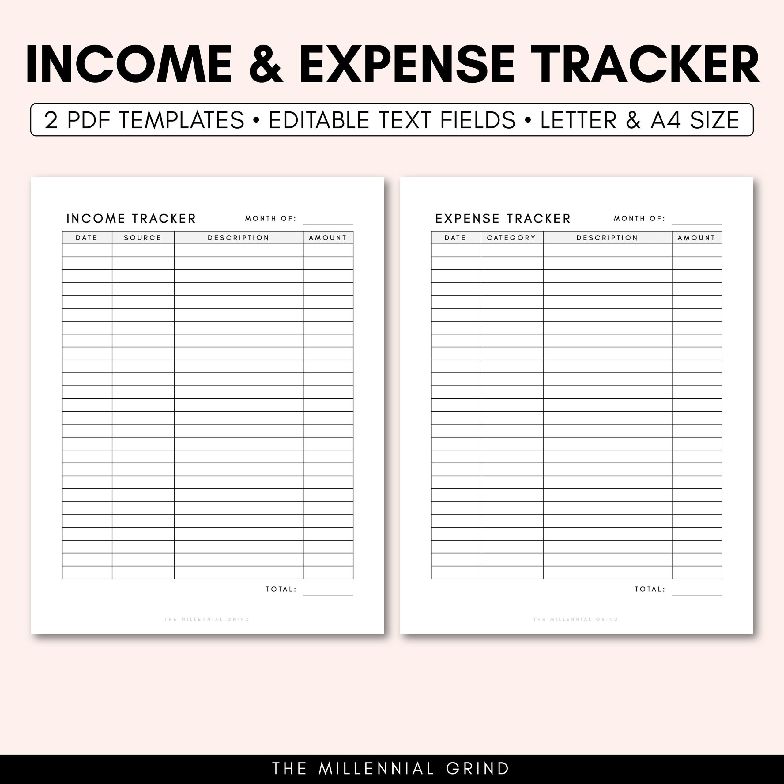 Holiday Expense Tracker Printable Hilonexus