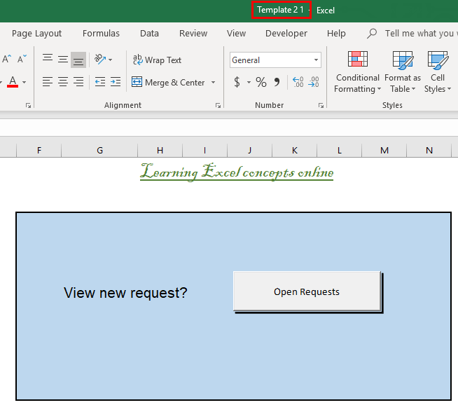 How To Create An Excel Template