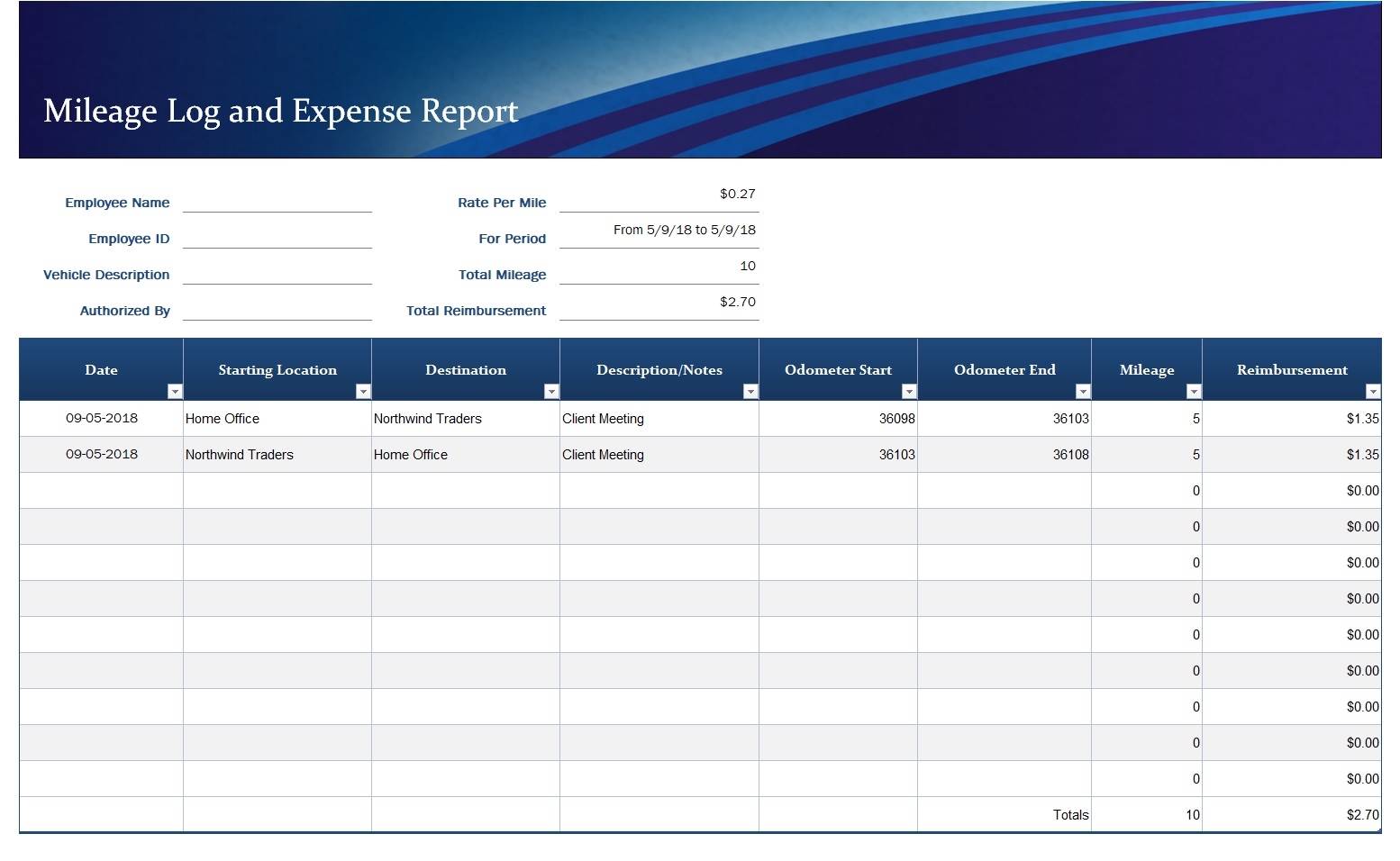 How To Use Expense Report Template In Excel Infoupdate