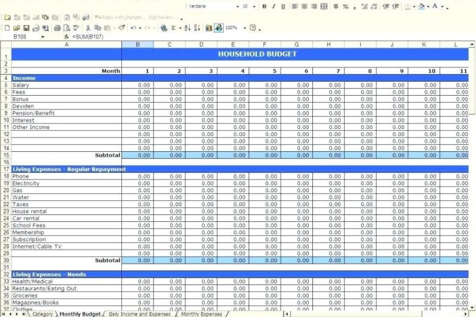 Income Expenses Spreadsheet In Small Business Income And Expenses