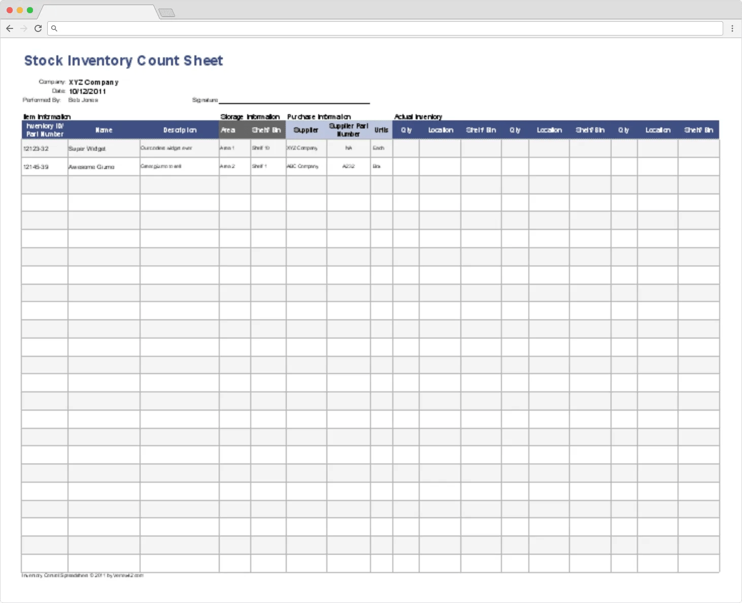 Inventory Monitoring Excel Template Printable Word Searches
