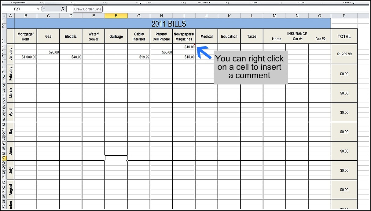 Keeping Track Of Expenses Spreadsheet Db excel