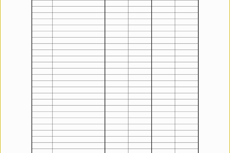 Ledger Sheet Template Free Of 10 Rental Ledger Templates Pdf