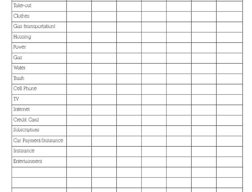 List Down Your Weekly Expenses With This Free Printable Weekly