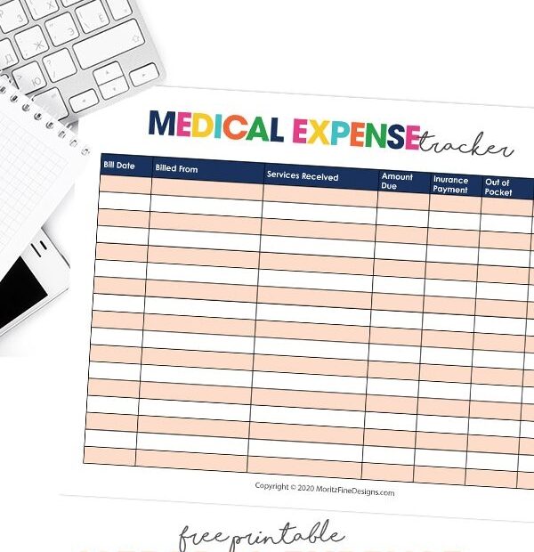 Medical Expense Tracker Free Printable Download Medical Expense