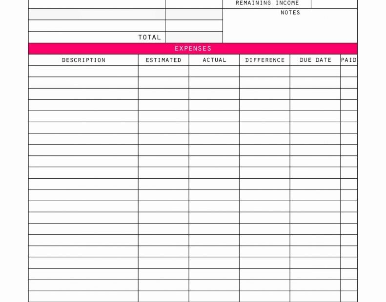 Medical Expense Tracker Spreadsheet With Bill Tracker Spreadsheet