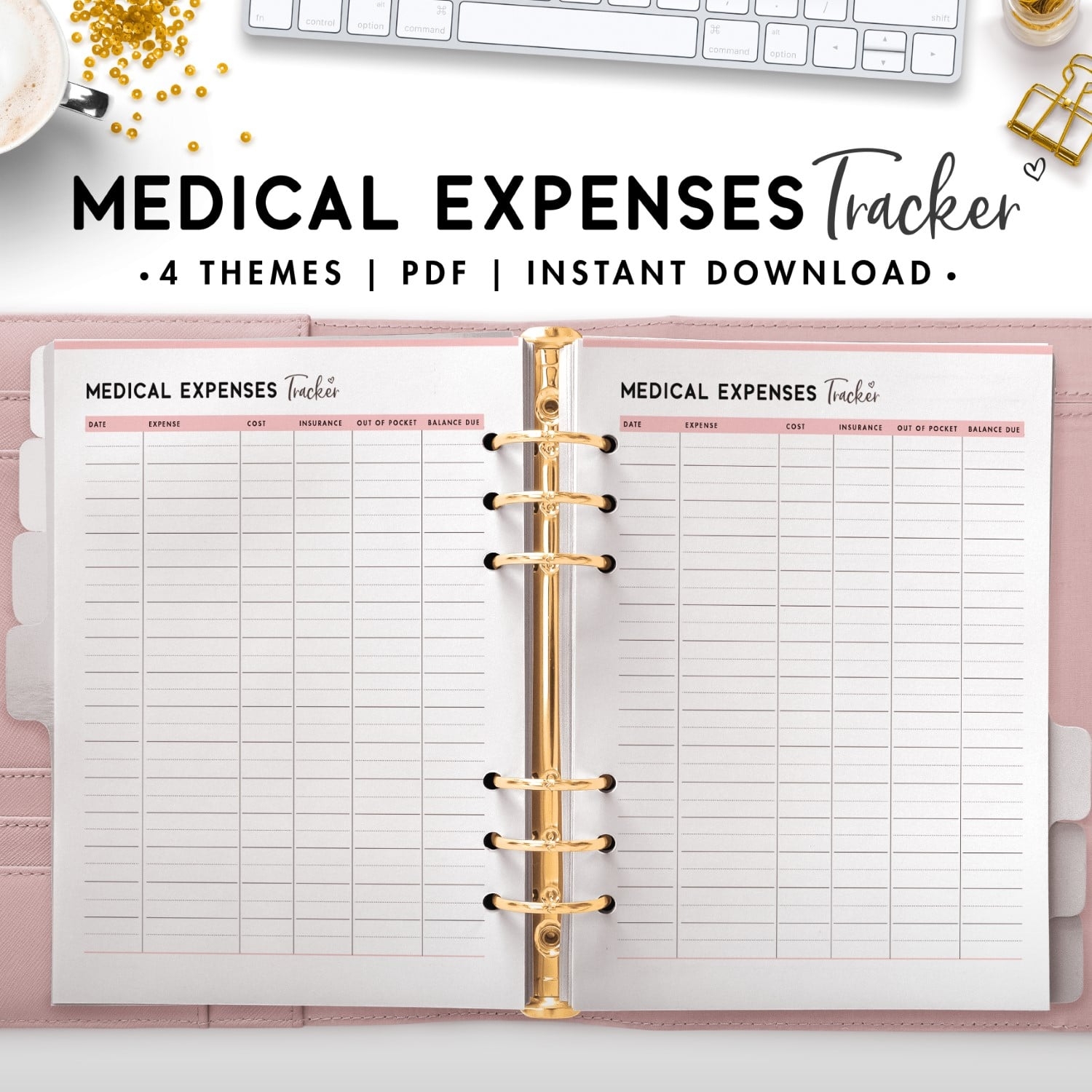 Medical Expense Tracker Spreadsheets Free Printable Pdf Fmress