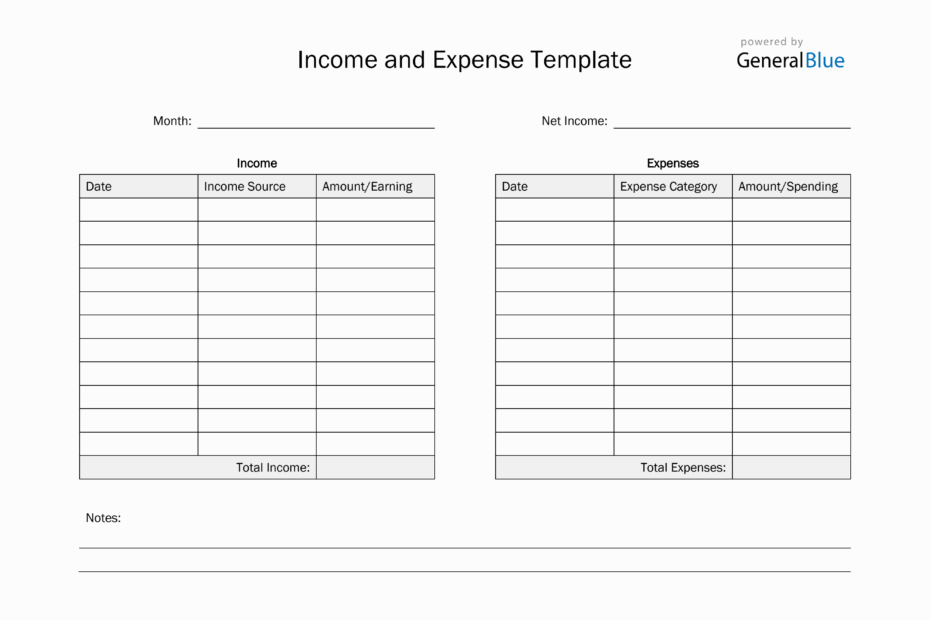 Monthly Income And Expense Account Sheet In Excel 2021 Budget