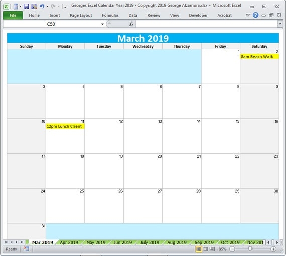 Monthly Timetable Template Excel PDF Template
