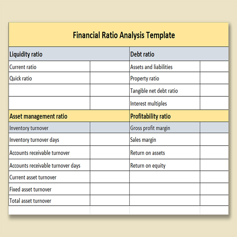 Personal Financial Statement Template Excel