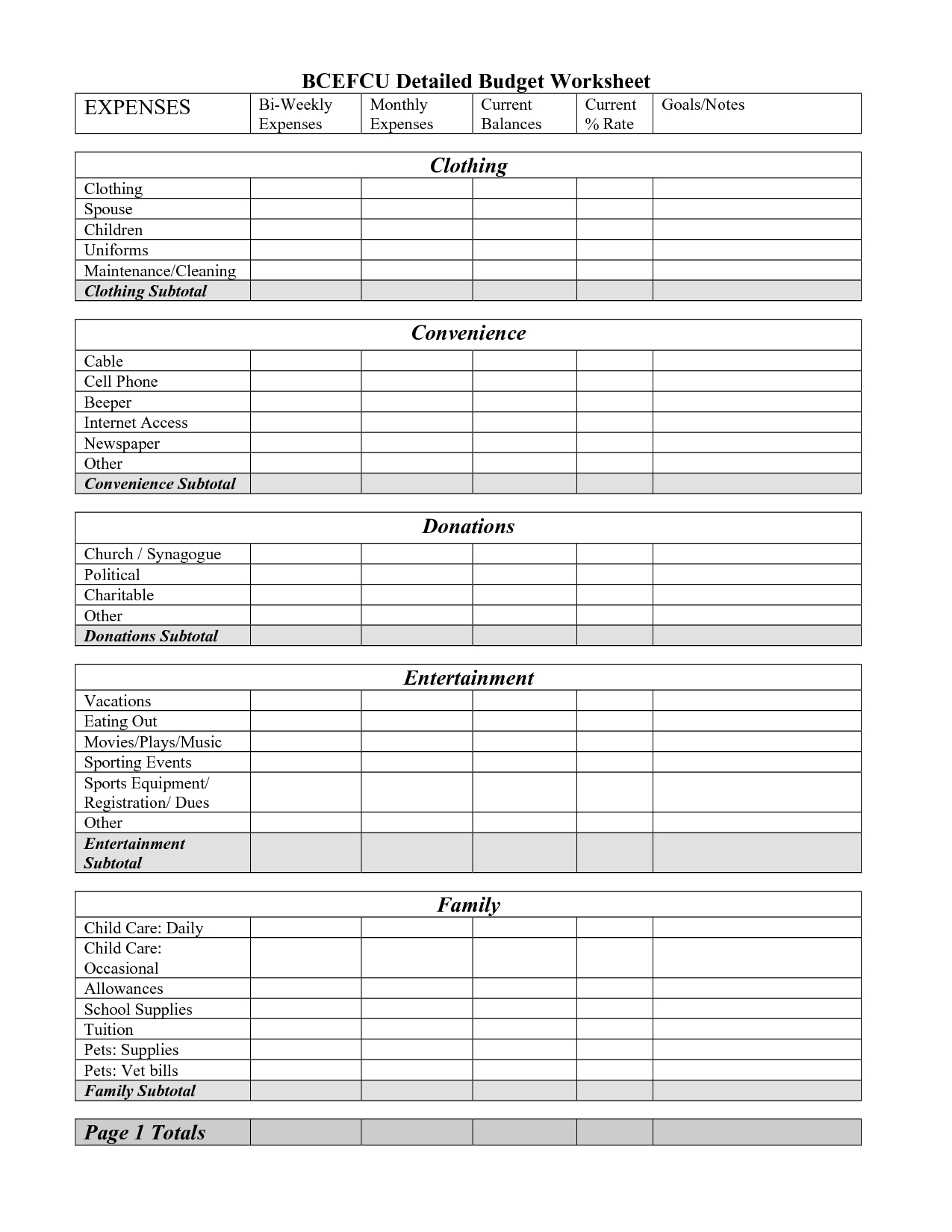 Pinmelody Vliem On Printables Budget Spreadsheet Household Free 