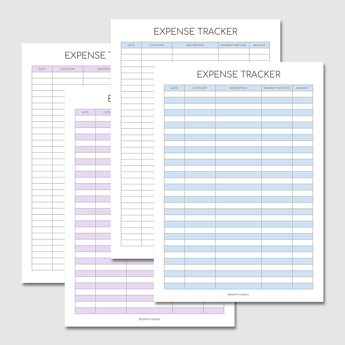 Printable Expense Tracker