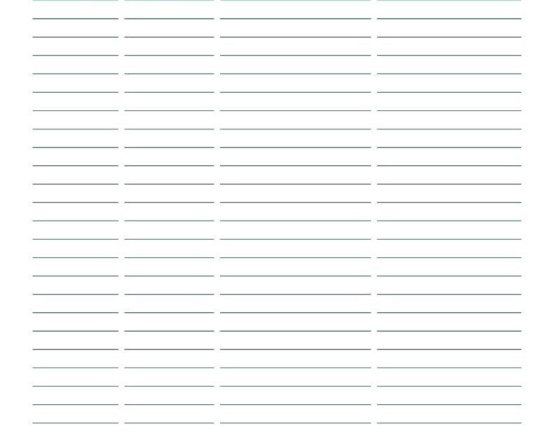 Printable Expense Tracker Brennan