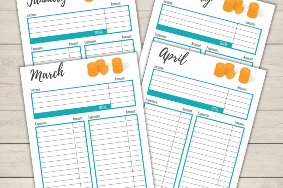 Printable Expense Trackers