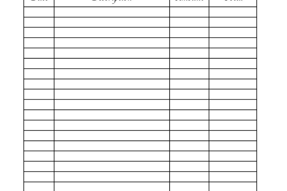 Printable Income Expense Forms Printable Forms Free Online