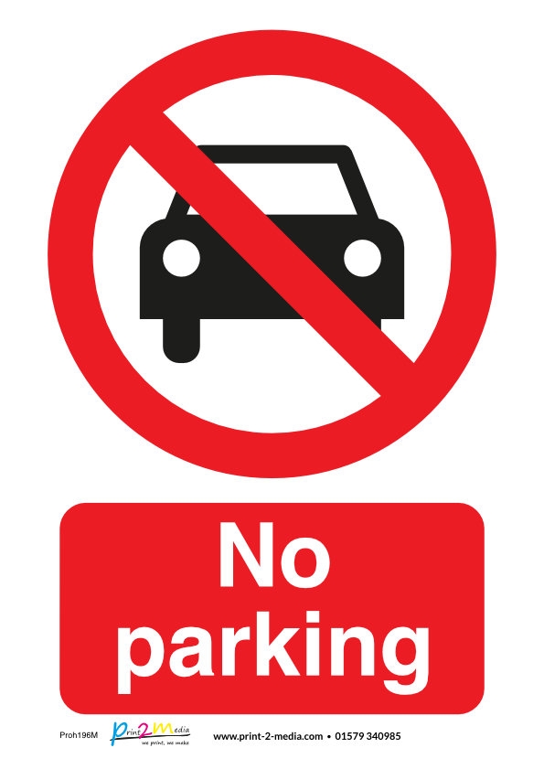 Printable No Parking Sign Free Printable Signs 57 OFF