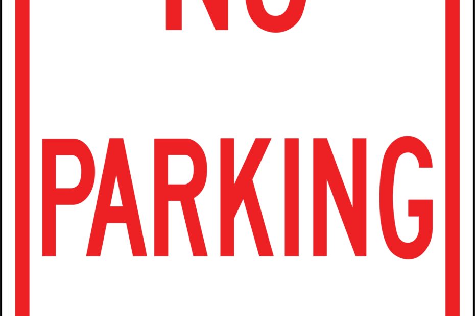 Printable No Parking Signs Cliparts co