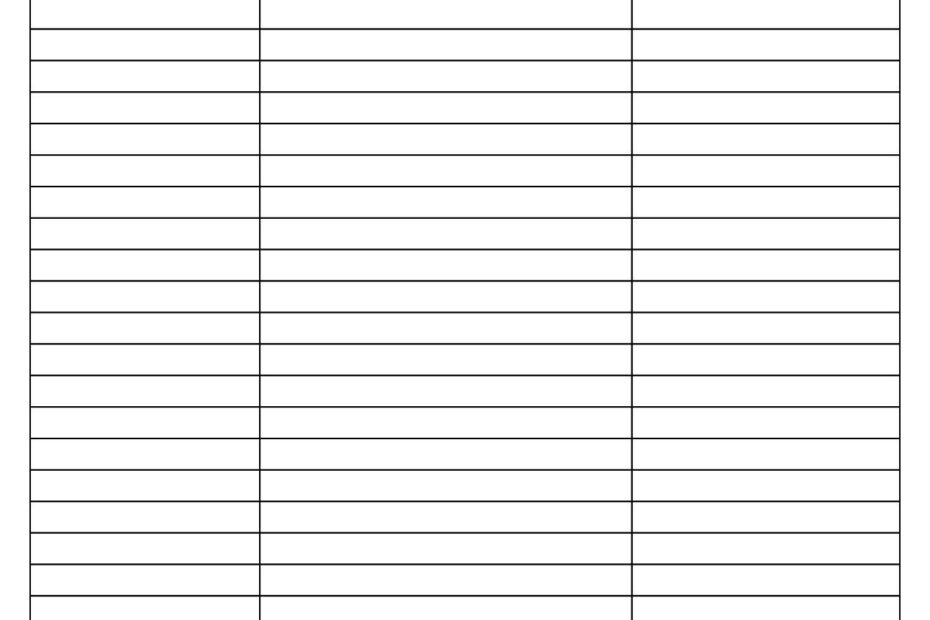 Printable Phone List Template Template Printable List Template