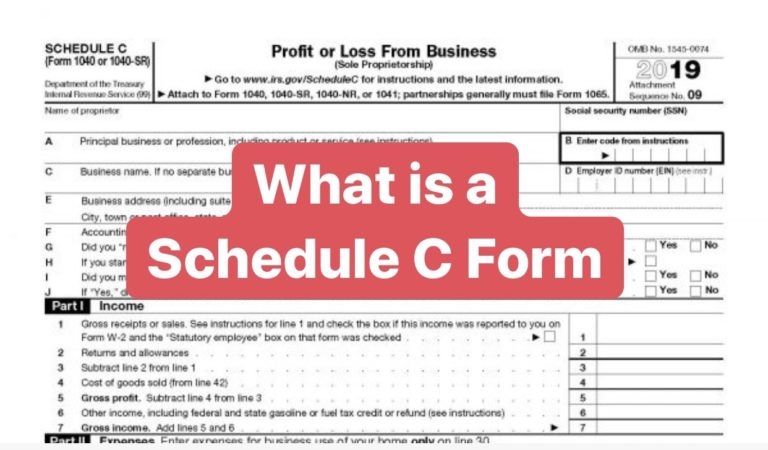 Printable Schedule C Form