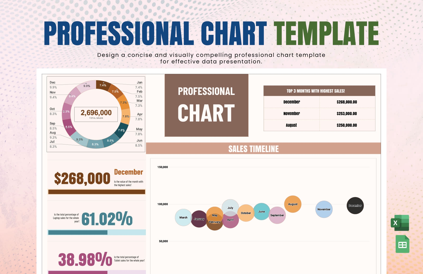 Professional Excel Chart Templates Excel Templates Professional Excel Chart Templates Excel Templates