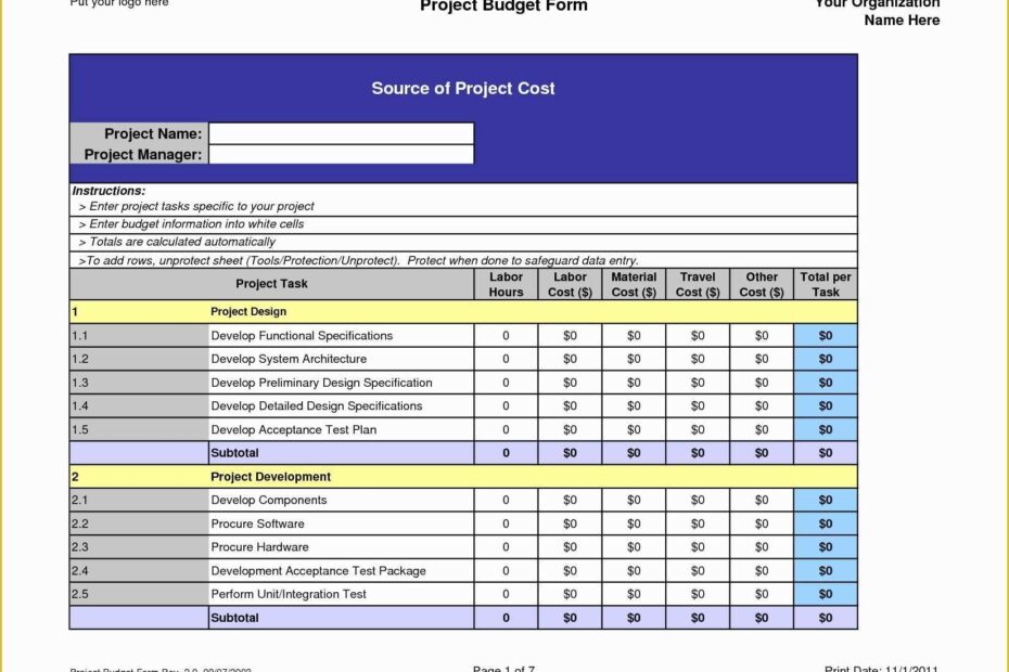 Project Management Excel Templates Free Download Of Project Management