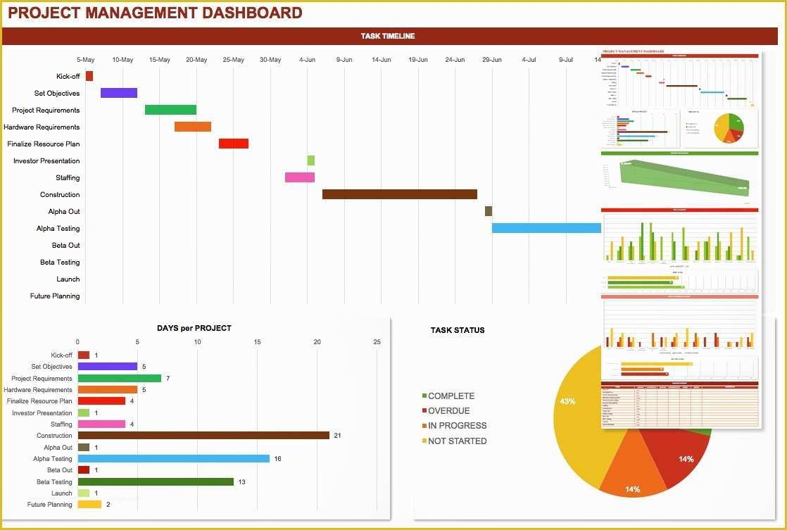 Project Management Excel Templates Free Download Of Project Portfolio 