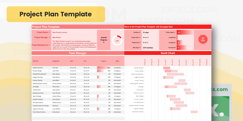 Project Plan Template Xls Free Infoupdate