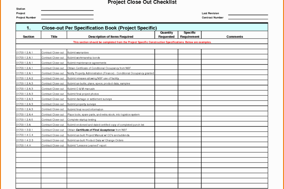 Punch List Template Excel Shooters Journal