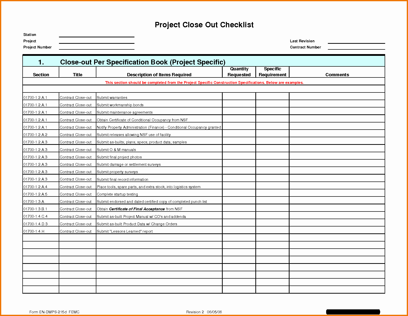 Punch List Template Excel Shooters Journal