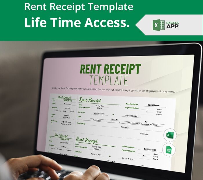 Rent Receipt Template Excels App