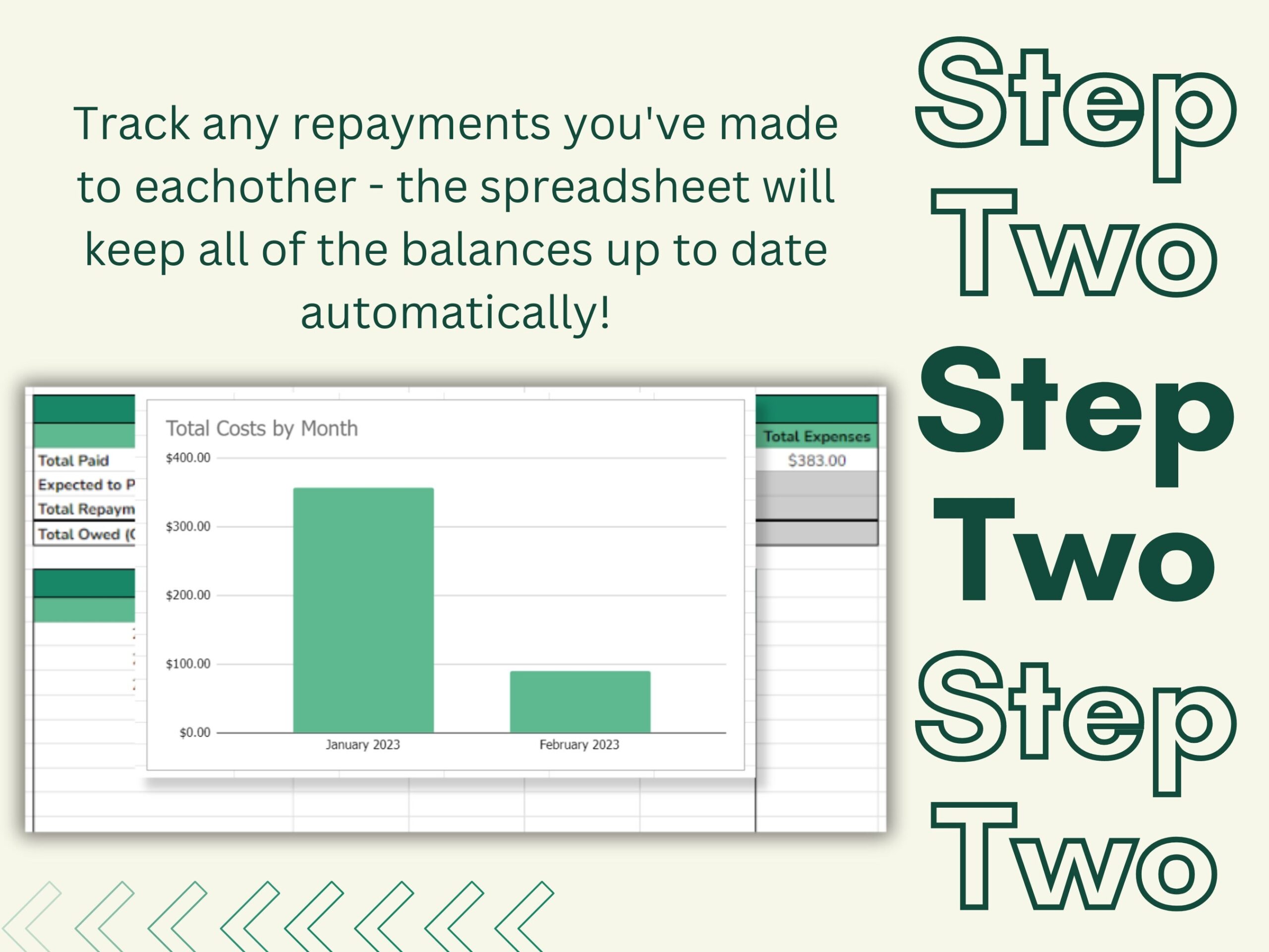 Roommates Couples Expense Tracker Cost Splitter Template Planner 
