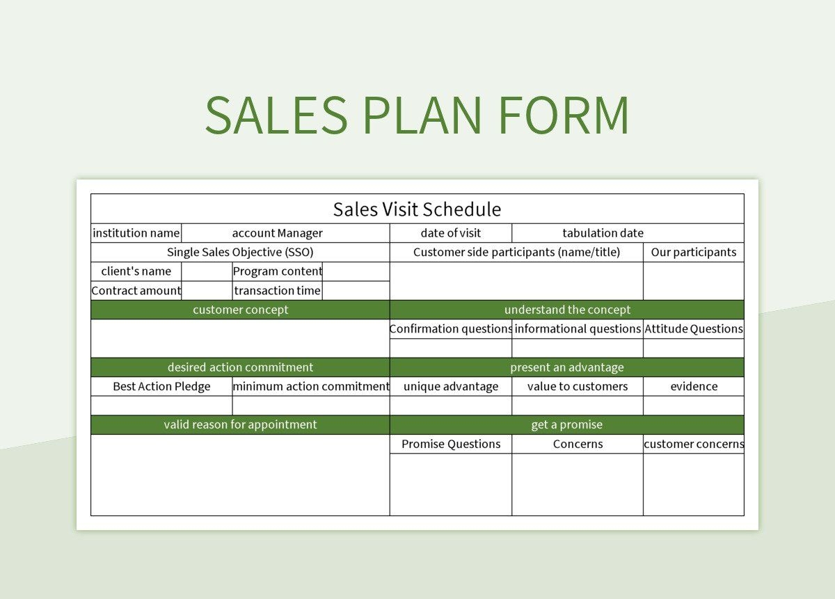 Sales Plan Excel Template Vrogue co