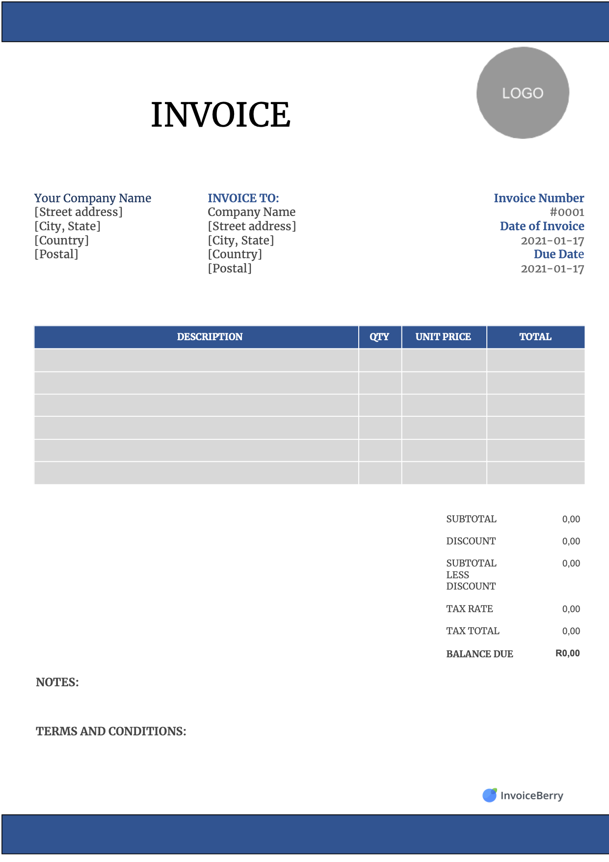Sample Invoice Template Excel Sample Invoice Template Excel