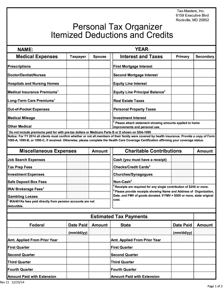 Small Business Expenses Printable Self Employed Tax Deductio